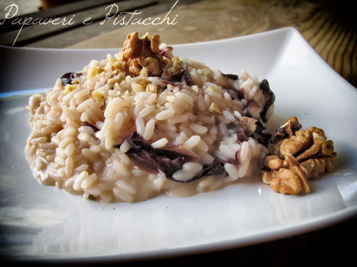 Risotto Radicchio, Asiago Nero e Granella di Noci