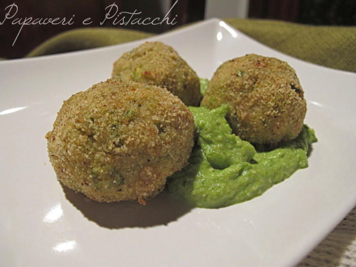 Polpette con Salsa di Asparagi