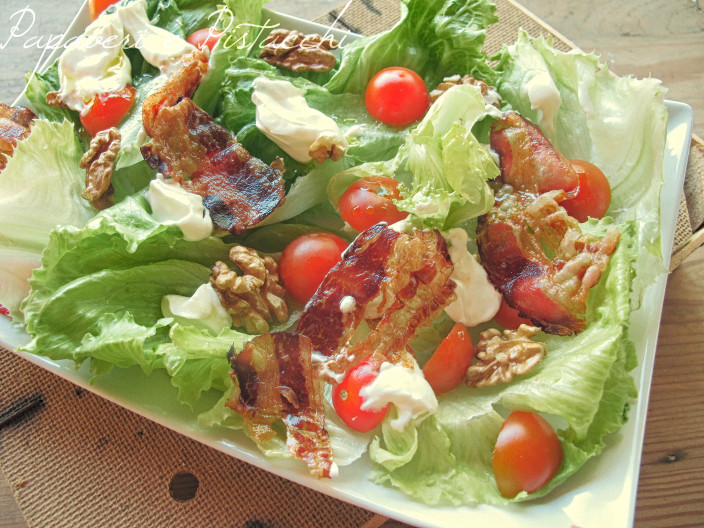 Insalata Bacon Noci e Yogurt Greco